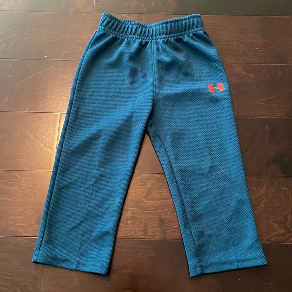 Baby Boy Under Armour Dri Fit Pants in Blue Size 18M